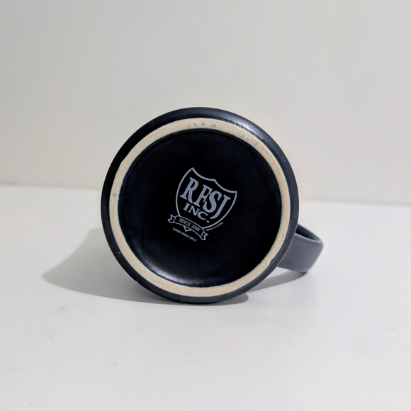 Yale University Coffee Mug Tea Cup Logo Motto Deep Blue Ceramic 14 oz - Picture 2 of 3